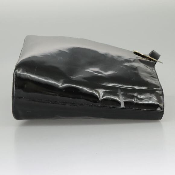 CELINE Shoulder Bag Enamel Black - Picture 5 of 13